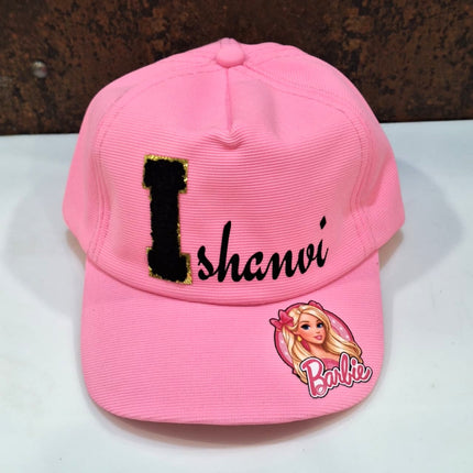 Printed Name and Cartoon Kids Cap - Return gifts