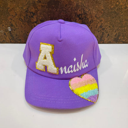 Customized Cap for Kids with Full name with Cartoon - Return gifts