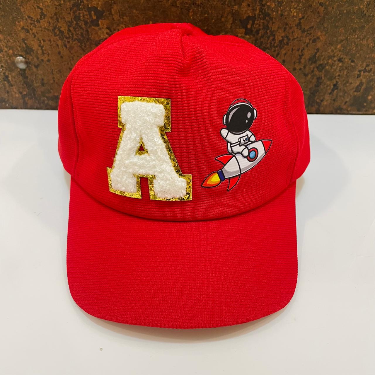 Customized Cap for Kids with Initial and cartoon - Return gifts