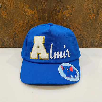 Printed Name and Cartoon Kids Cap - Return gifts