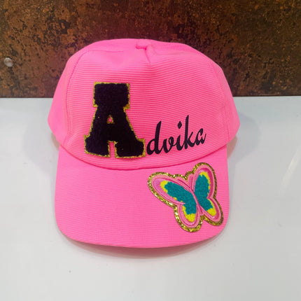 Customized Cap for Kids with Full name with Cartoon - Return gifts