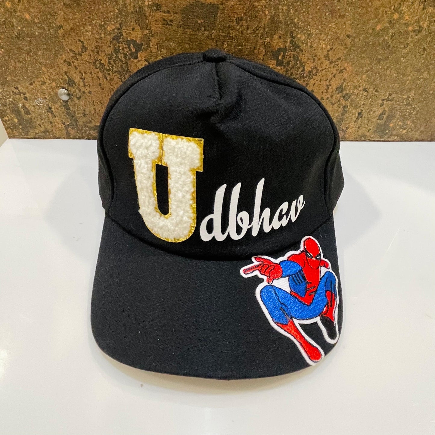 Customized Cap for Kids with Full name with Cartoon - Return gifts