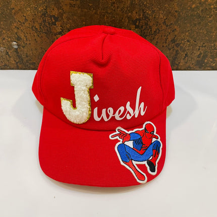 Customized Cap for Kids with Full name with Cartoon - Return gifts