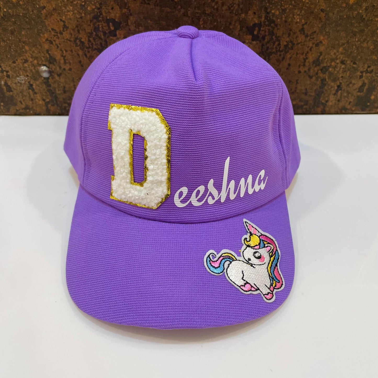 Customized Cap for Kids with Full name with Cartoon - Return gifts