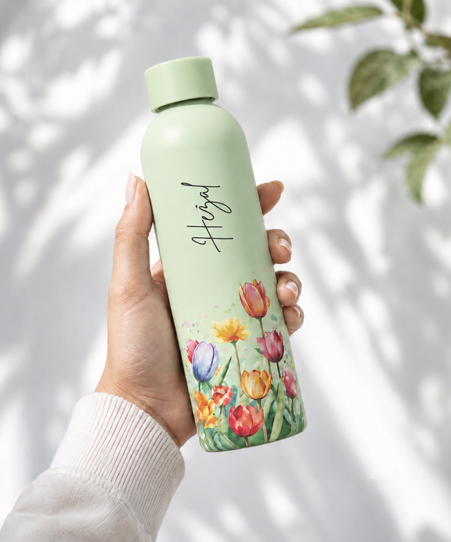 Quench Personalised Floral Water Bottles