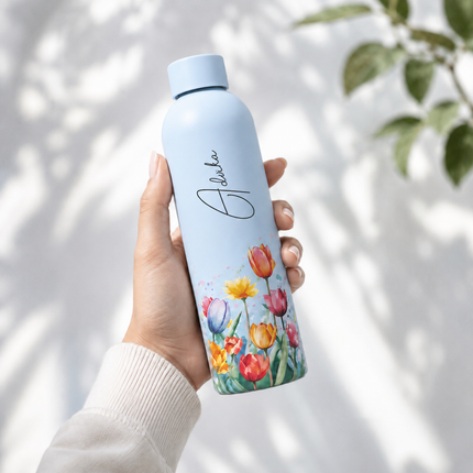 Quench Personalised Floral Water Bottles