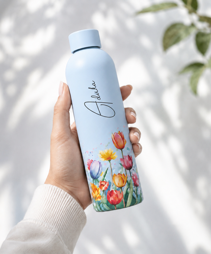 Quench Personalised Floral Water Bottles