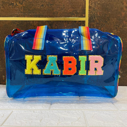 Customized Swimming Duffle Bag with rainbow belt
