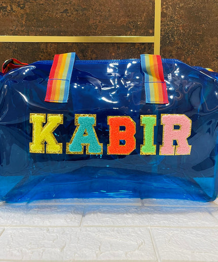Customized Swimming Duffle Bag with rainbow belt
