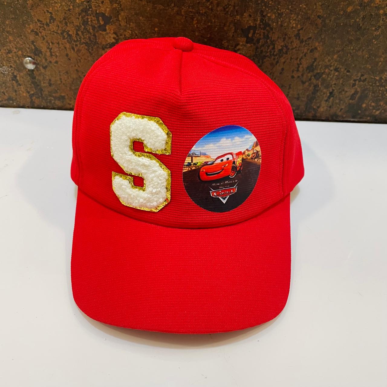 Customized Cap for Kids with Initial and cartoon - Return gifts