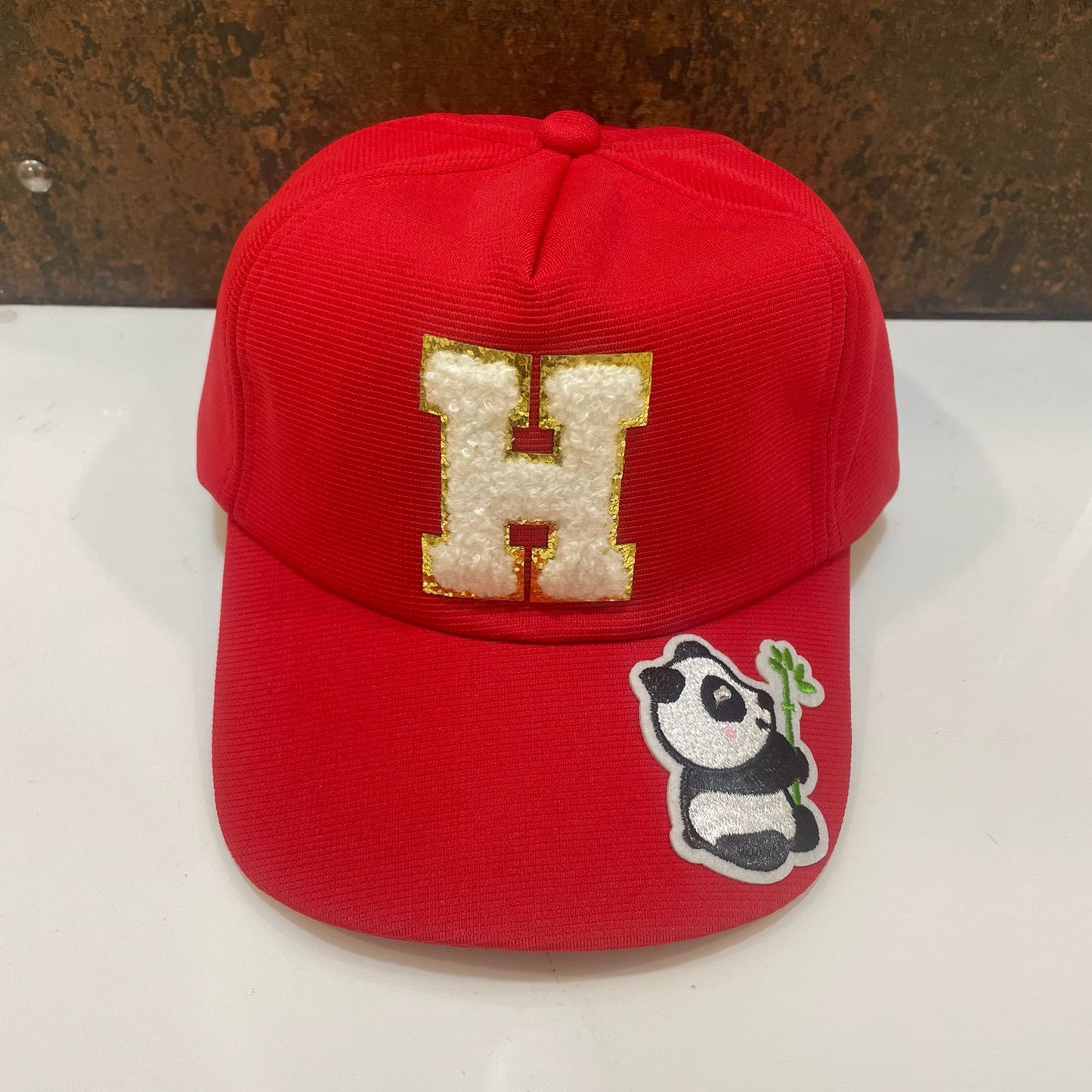 Customized Caps with Initial and Cartoon for Boys and Girls