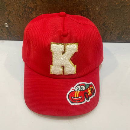 Customized Caps with Initial and Cartoon for Boys and Girls