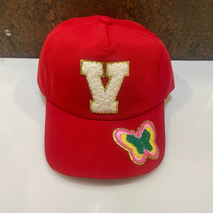 Customized Caps with Initial and Cartoon for Boys and Girls