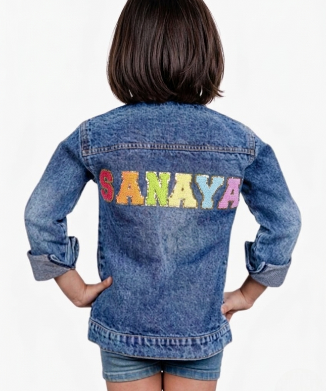 Personalised Denim Jacket with name - Premium Quality