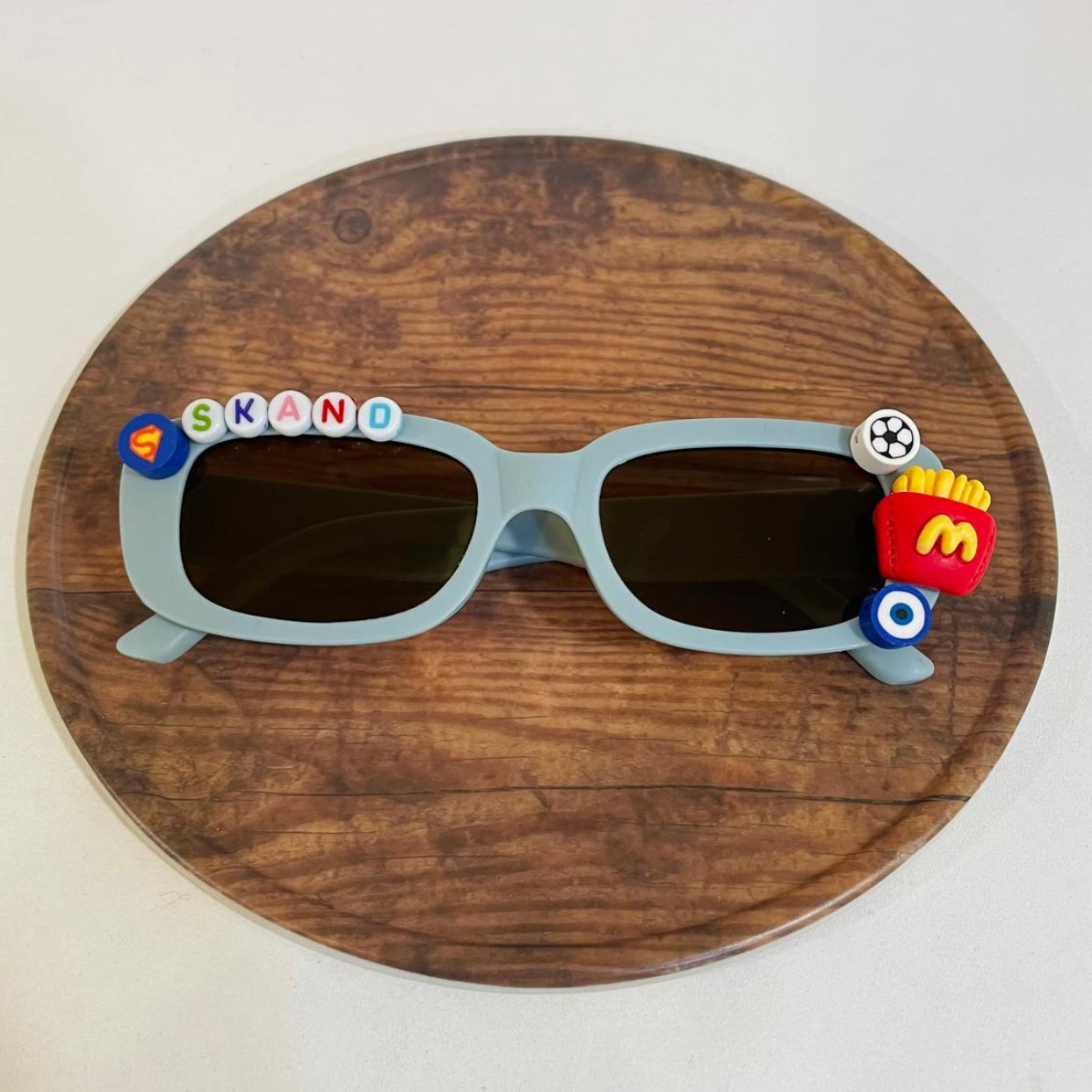 Customized Sunglasses for kids with name and cartoons - rectangle shape