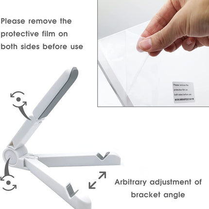 3D Acrylic LED Writing Pad with Pen & Light | 30 x 20 cm