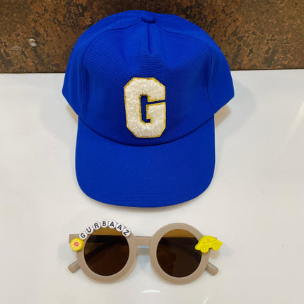Summer Essentials Combo - Customized Sunglasses + Initial Cap
