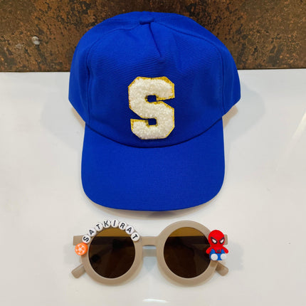 Summer Essentials Combo - Customized Sunglasses + Initial Cap