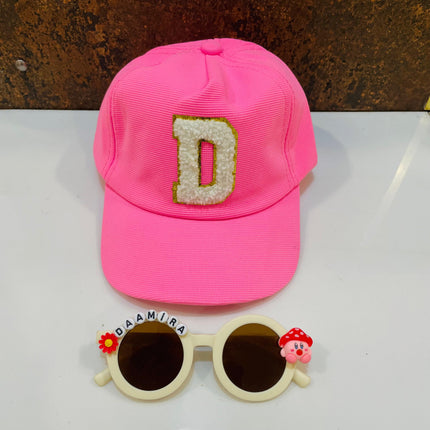Summer Essentials Combo - Customized Sunglasses + Initial Cap