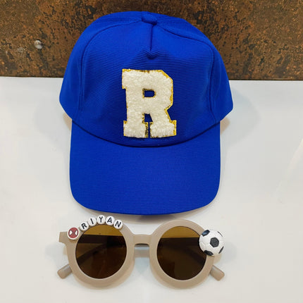 Summer Essentials Combo - Customized Sunglasses + Initial Cap