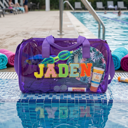 Personalised Swimming Jelly Duffle Bag for Boys & Girls