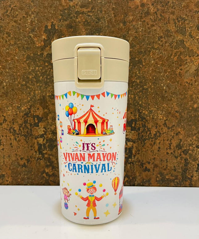 Customized Kids Theme Travel Mug with Name - Return Gifts