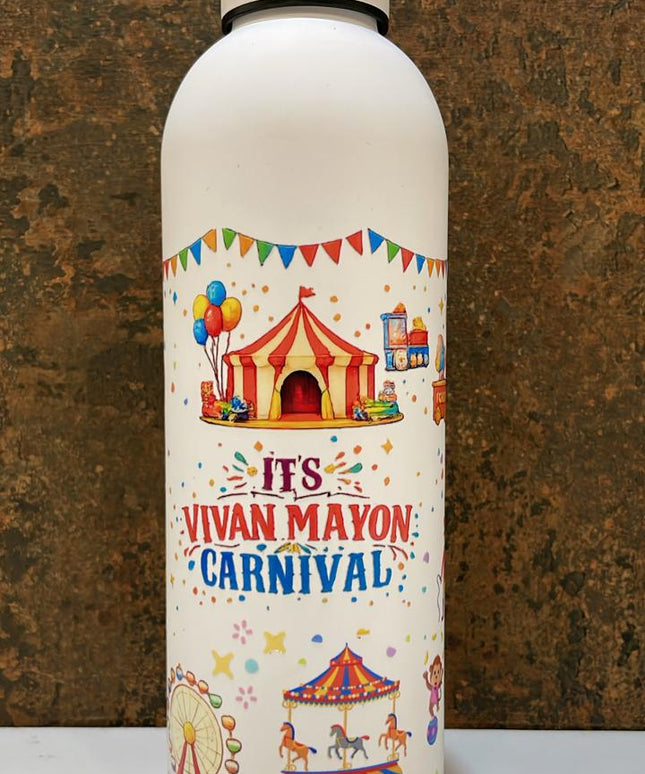 Customized Kids Theme Water Bottles with Name - Return Gifts - 500 ml