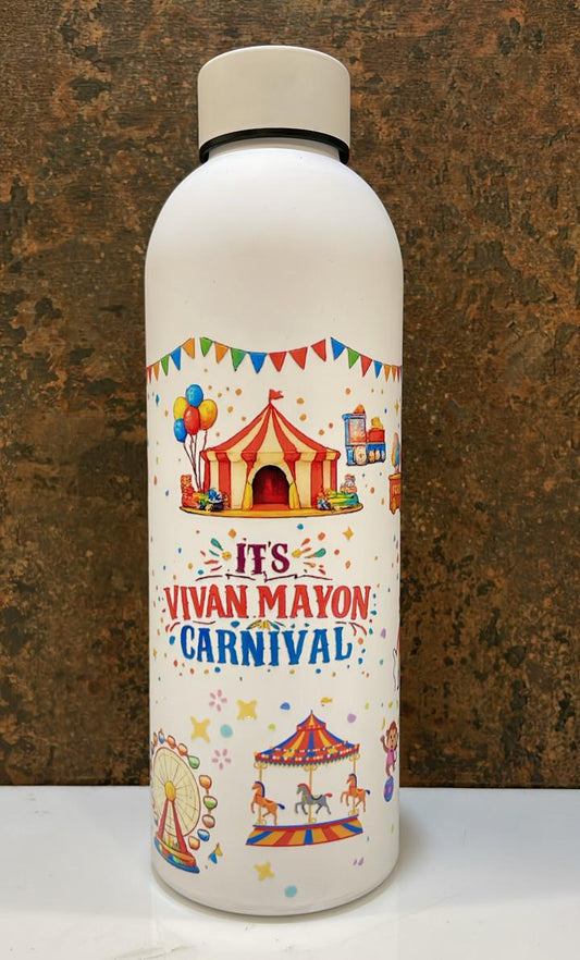 Customized Kids Theme Water Bottles with Name - Return Gifts - 500 ml