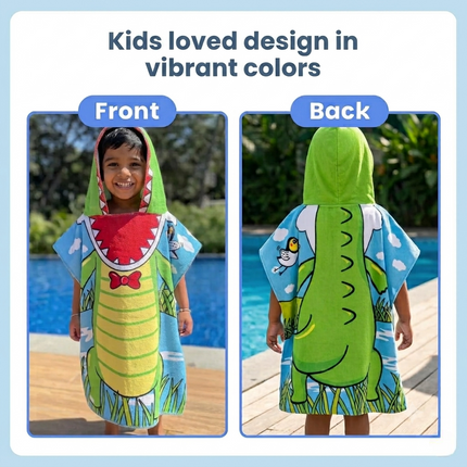 Poncho towel for Kids