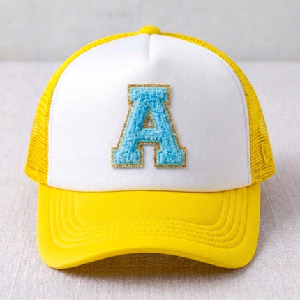 Personalized Trucker Cap with Initial