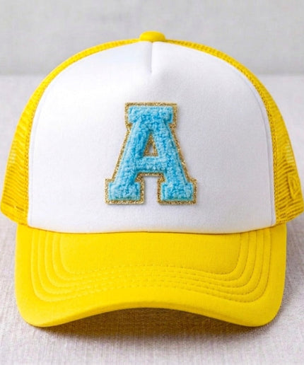 Personalized Trucker Cap with Initial