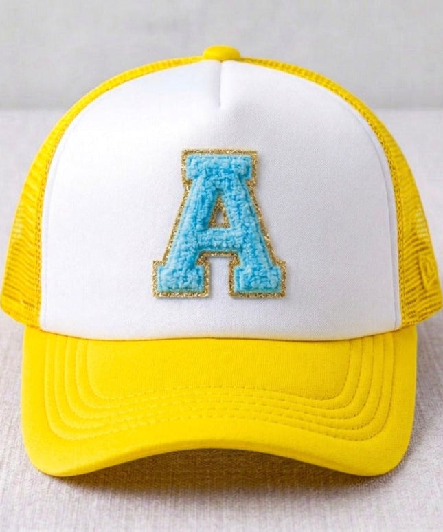Personalized Trucker Cap with Initial