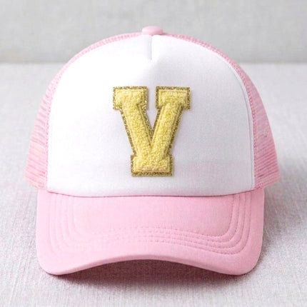 Personalized Trucker Cap with Initial