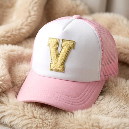 Personalized Trucker Cap with Initial