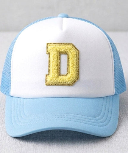 Personalized Trucker Cap with Initial