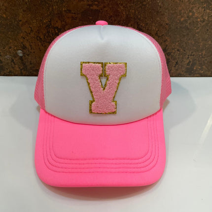 Personalized Trucker Cap with Initial