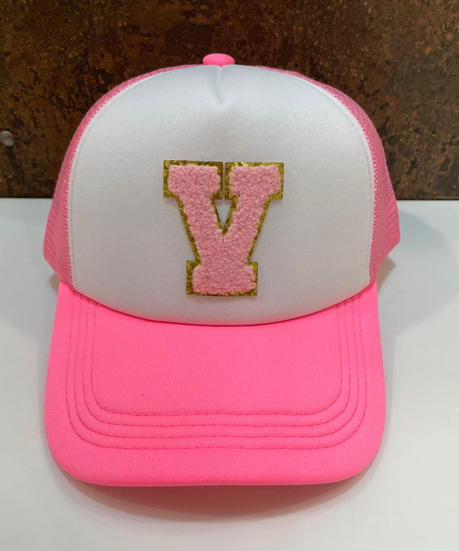 Personalized Trucker Cap with Initial