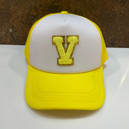 Personalized Trucker Cap with Initial