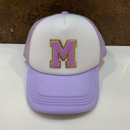 Personalized Trucker Cap with Initial