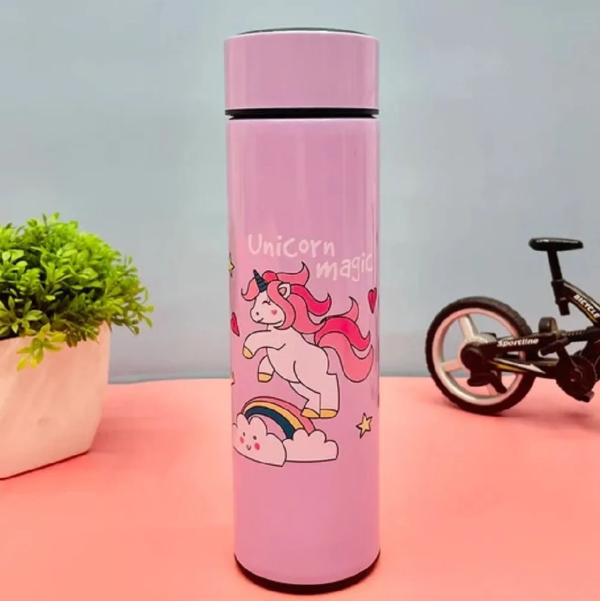 Unicorn Temperature Water Bottle for Girls
