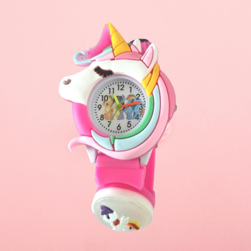 3D Unicorn Kids Watch with Dancing Lights