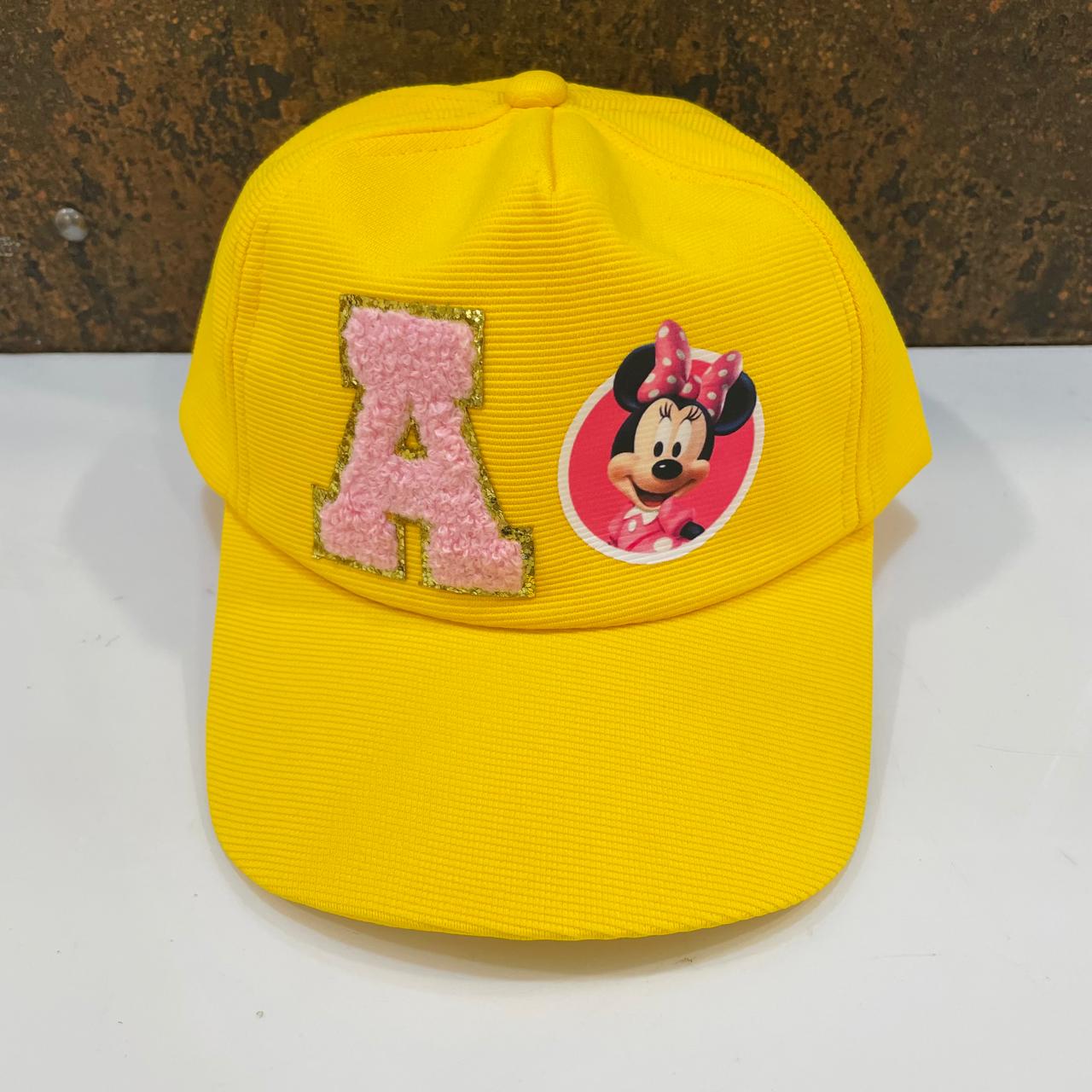 Customized Cap for Kids with Initial and cartoon - Return gifts