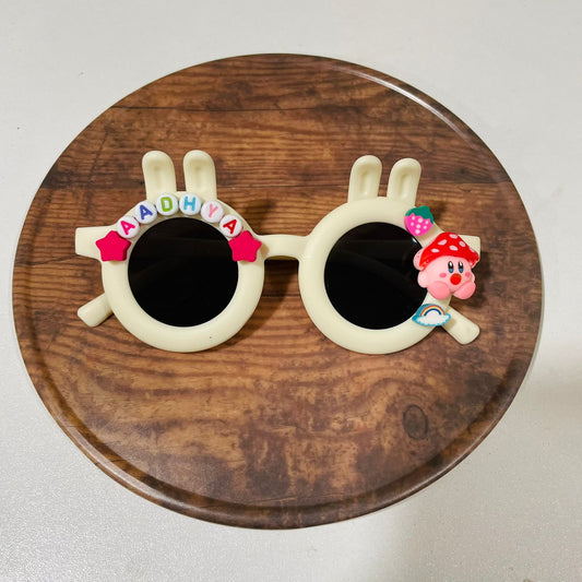 Customized Sunglasses for infants with name and cartoons - bunny shape