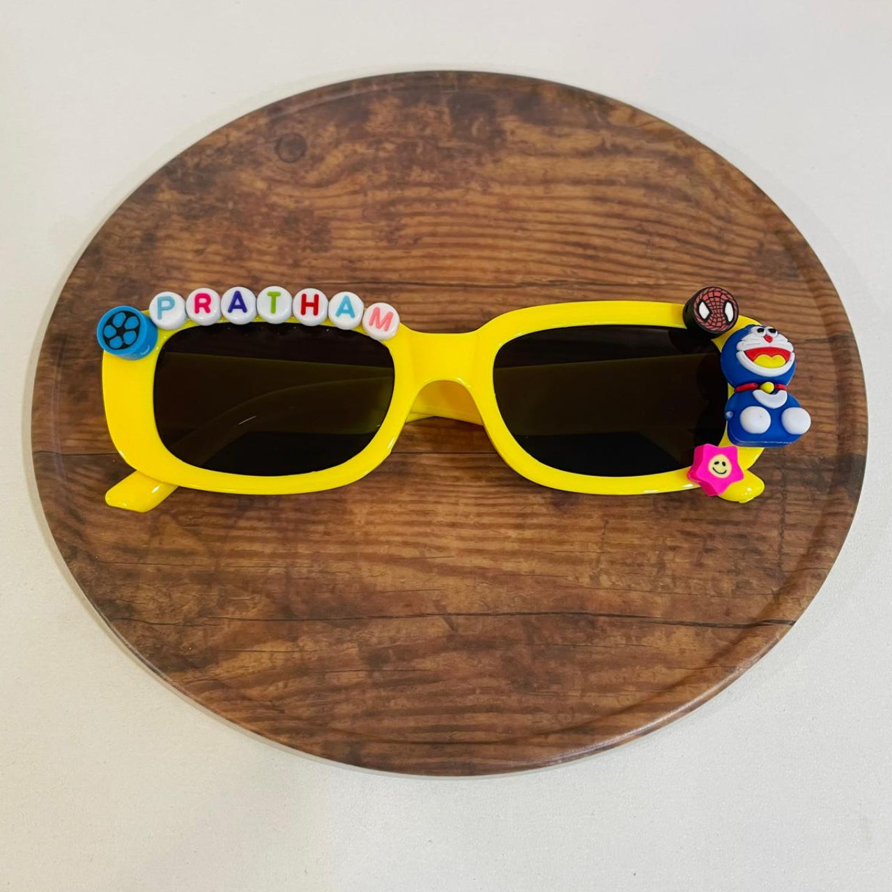 Customized Sunglasses for kids with name and cartoons - rectangle shape