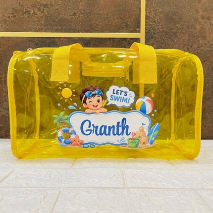 Personalized Jelly Beach Swim Bag for Kids