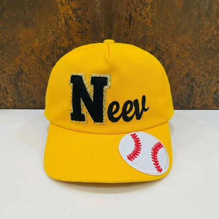 Customized Cap for Kids with Full name with Cartoon - Return gifts