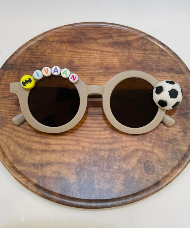 Customized Sunglasses for Kids with name round shape - Boys