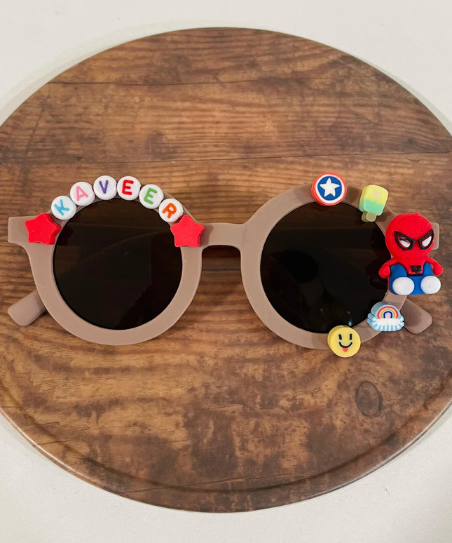 Customized Sunglasses for kids with name and cartoons - round shape