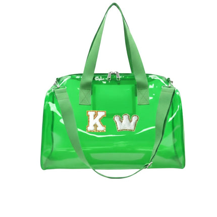 Customized Initial Cartoon Jelly Duffle Bag for Boys and Girls