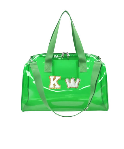 Customized Initial Cartoon Jelly Duffle Bag for Boys and Girls